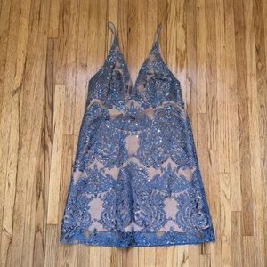 Free People Sequin Mini Dress